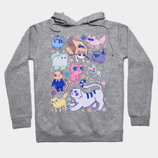 Cats Adventure Hoodie by DajonAcevedo